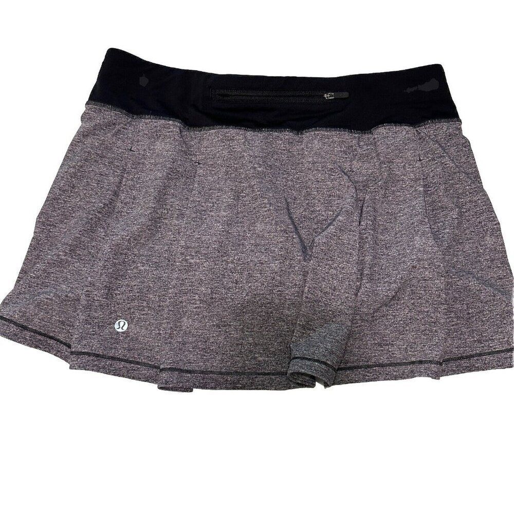 Lululemon Ladies Sz 8 Tennis Golf pickleball skort Stretch pull on Pocket